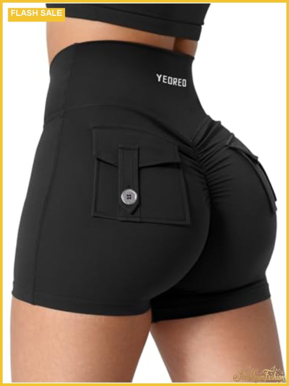 Women's Scrunch Workout Shorts with Pockets 3.6" 4.5" Gym